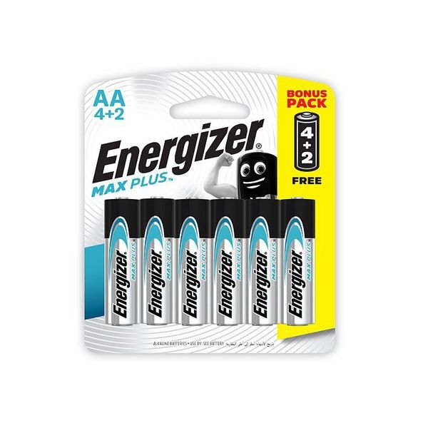 Energizer - Maxplus Aa - 6Pack 4+2 Free (Moq 12)