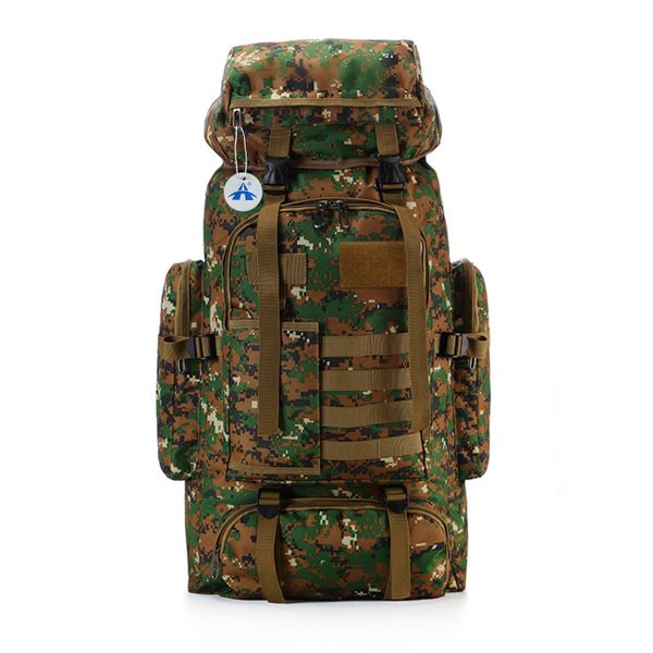 ALANES Tactical Backpack 80L Large Capacity Military Rucksack Camping