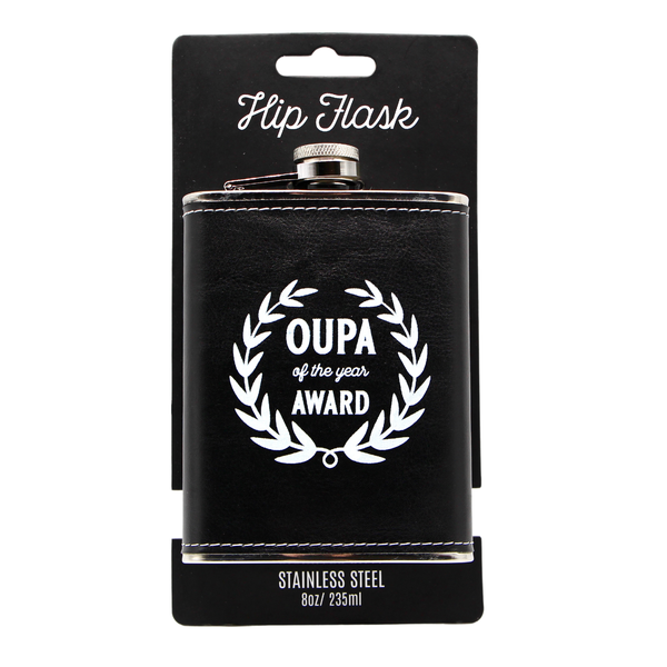 Hip Flask - Oupa of the year Award