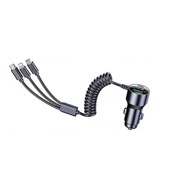 Fast Car Charger, USB C Lightning Micro USB, 230W Super Fast Charge