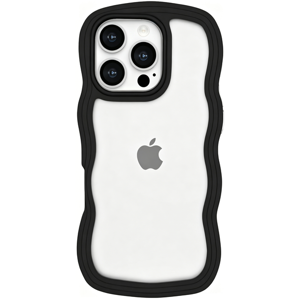 Phone Case Compatible With IPhone 16 Pro, Wave Edge Design
