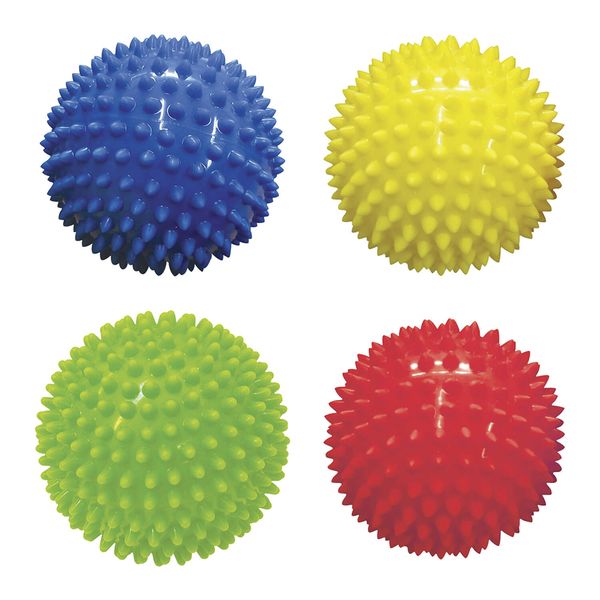 edushape Opaque Sensory Balls: Set of 4 x 10cm Balls
