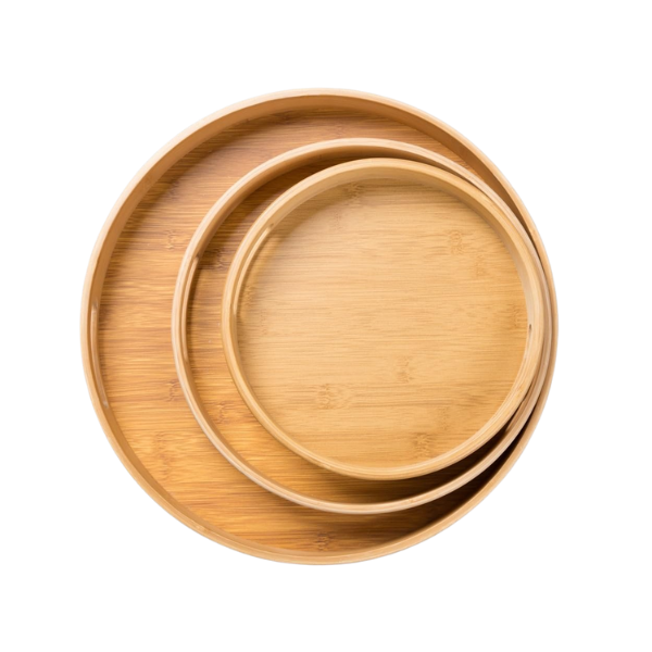 Generic Round Nesting Serving Trays Set of 3