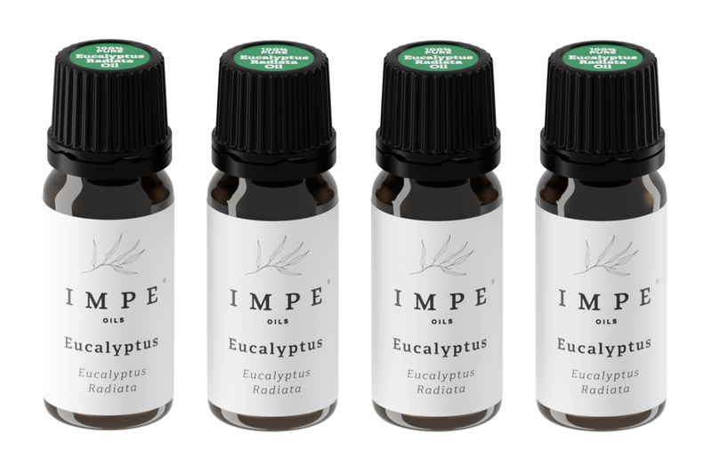 IMPE Oils Eucalyptus Radiata Essential Oil (10ml) 4 pack