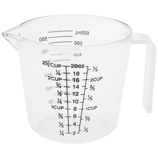 Plastic Measuring Cup with Cylinder 600Ml