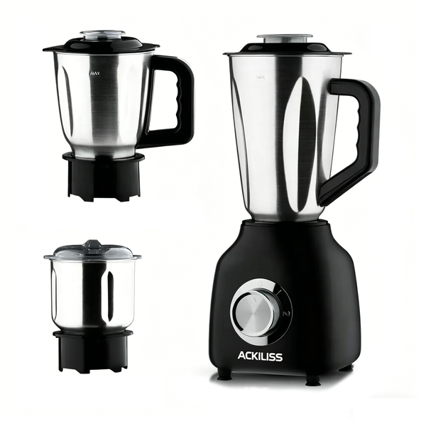 3-In-1 Kitchen Food Processor And Juicer With 3 Speed Settings