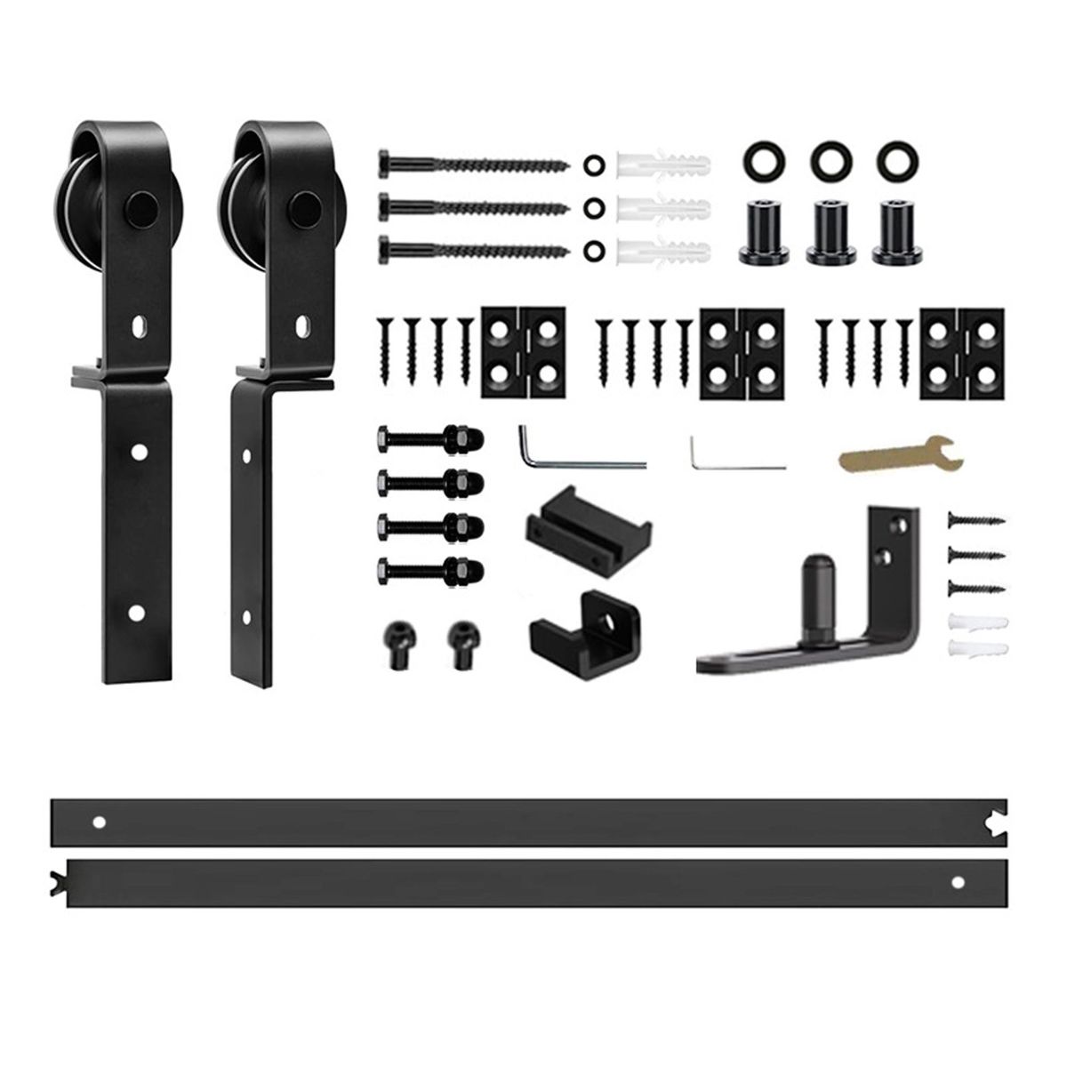 1-Mitre Double-Door Folding Barn Door Hardware Kit