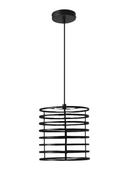Nordic Vintage Black Iron Ceiling Pendant Light Bird Cage