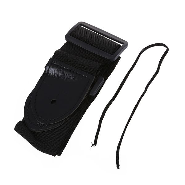 Adjustable Guitar Strap Band Acoustic Electric 132 x 6Cm Black