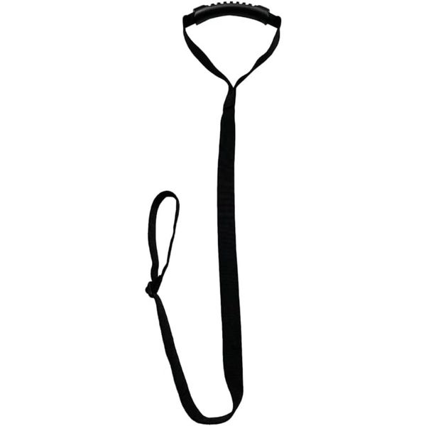The Rope-Pulling Kayak Stands Up To Assist The Towing Accessory Kayak