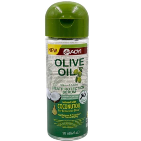 ORS Olive Oil heat protection serum - green