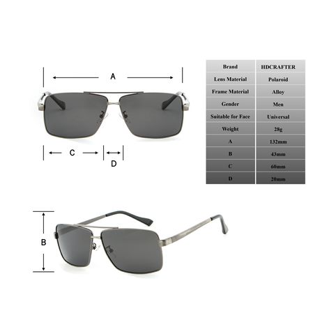 Aluminum Sports Polarized Sunglasses for Men