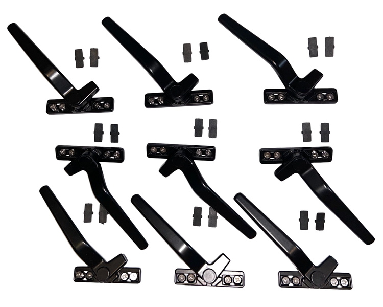 Black Aluminium Solid Handle Combo 9