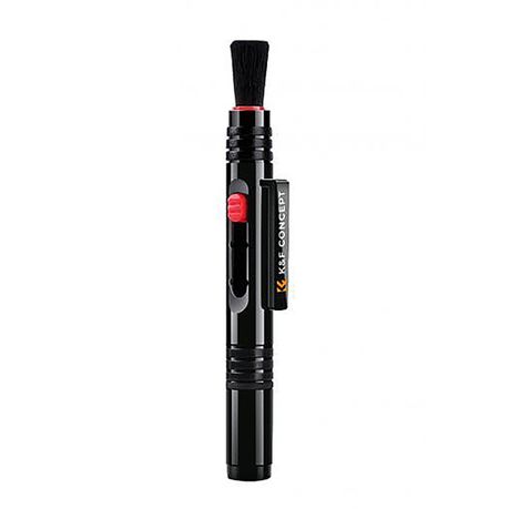 K&F Lens Cleaning Pen with Double-Sided Carbon Heads & Retractable Brush Image