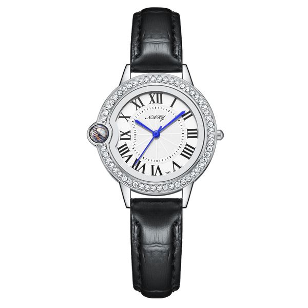 NARY Confession Balloon Women's Watch Retro Light Luxury Women's Watch 7041