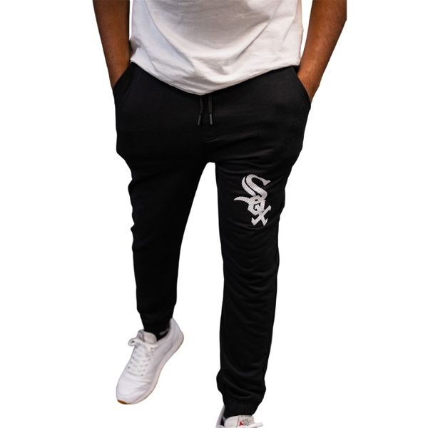 MLB Men's White Sox Score Track Pants - Black
