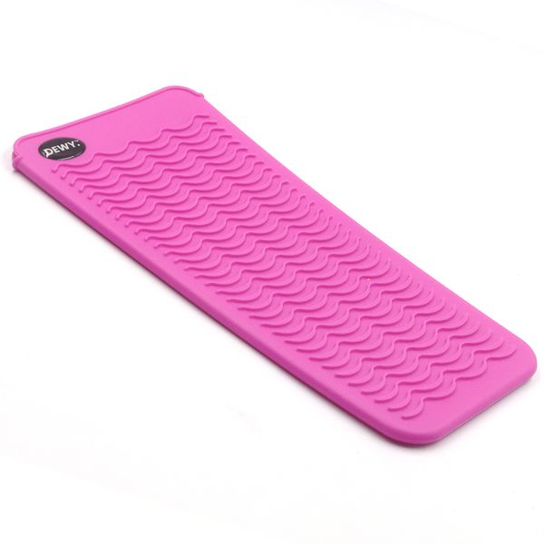 Dewy - Mat &amp; Storage Pouch for Flat Iron / Hair Straightener / Curler Pink