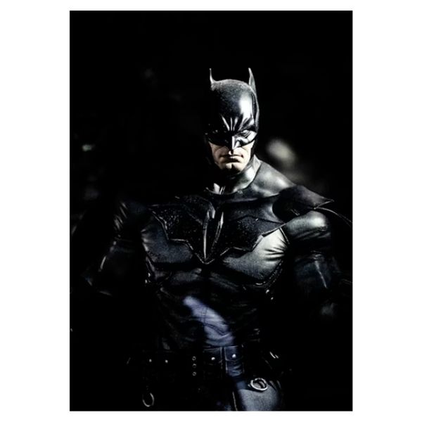 Dark Night All Black Suit - A1 Poster