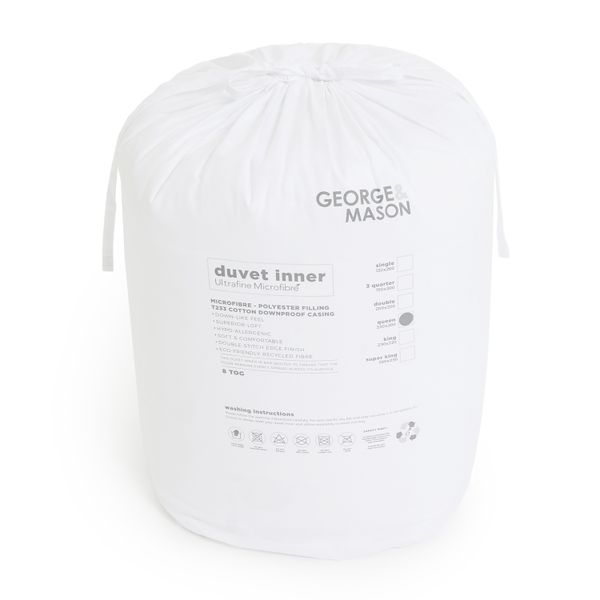 George &amp; Mason - 8 tog Luxury Microfibre duvet inner