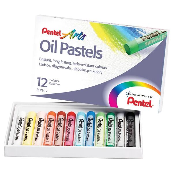 Pentel Oil Pastels Box of 12 x2