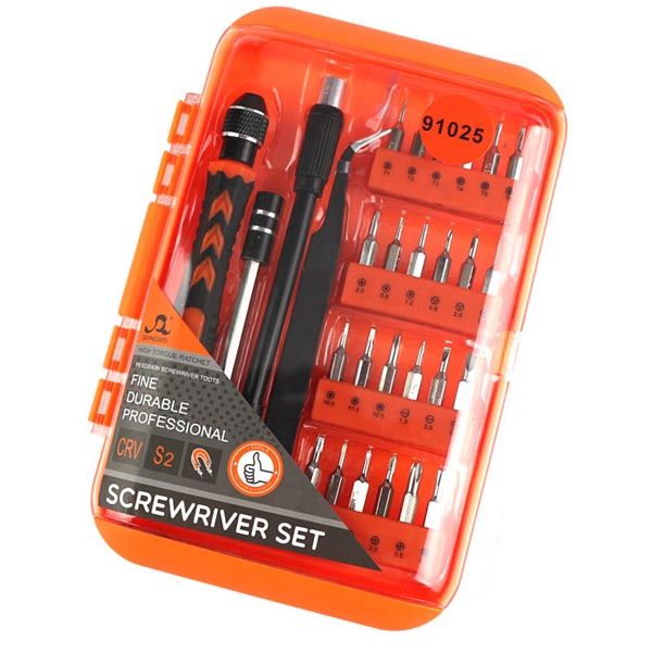 28 Piece Precision Screwdriver Set for Cellphone, Computer Repair -CCB387