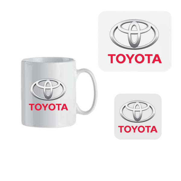 Mug, Coaster and Mouse Pad Combo -Toyota