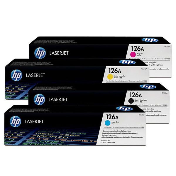 HP 126A Toner Cartridge Multipack (B/C/M/Y)