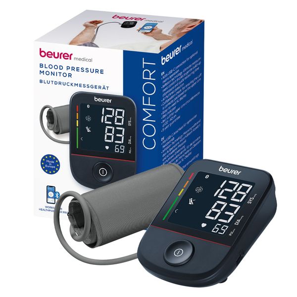 Beurer Germany Upper Arm Blood Pressure &amp; Arrythmia Monitor with App: BM 48