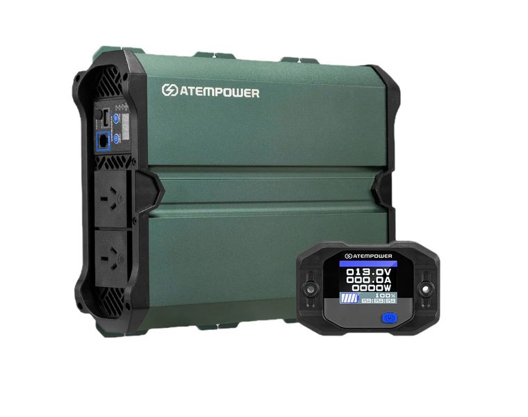 Atem Power 3000W Pure Sine Wave Inverter 12V- 240V with Remote LCD Display