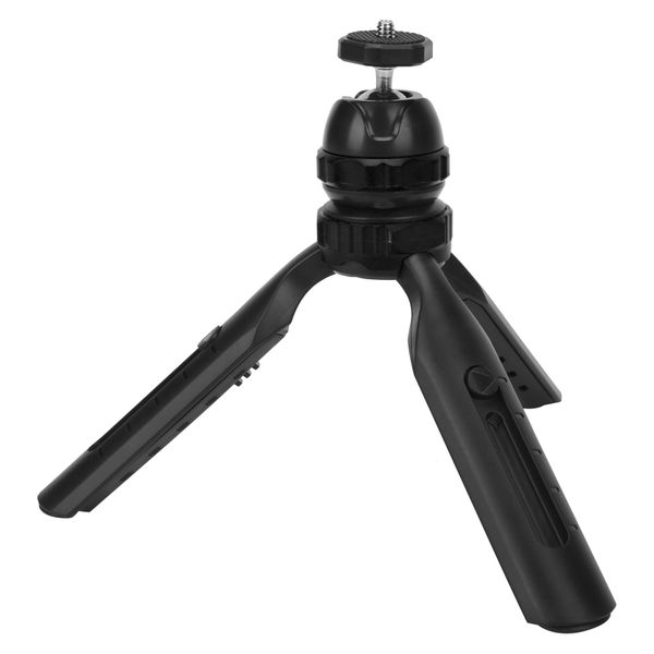 Black Retractable Phone Tripod 360 Head