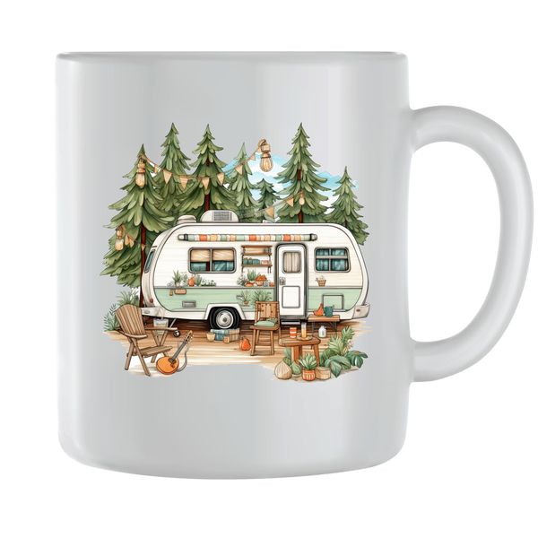 Pots Coffee Mugs for Men Women with Outdoor Camping Graphic Cups Present163