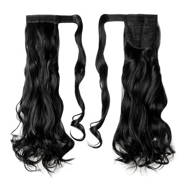 Self-Fastening Wrap Wavy Ponytail 55cm