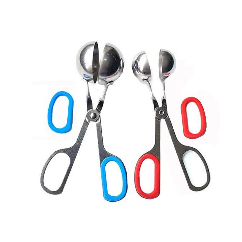 2Piece NonStick Meatball Maker with Detachable NonSlip Handles