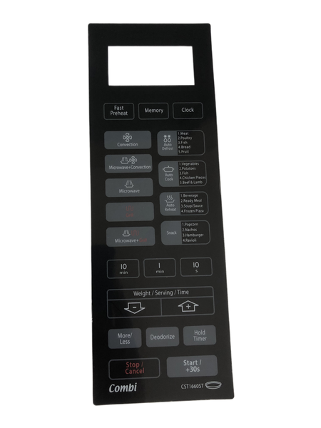 MIicrowave TOUCHPAD Compatible With Samsung CS1660ST