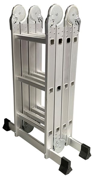 Sosolar Aluminum 12-Step Platform Ladder