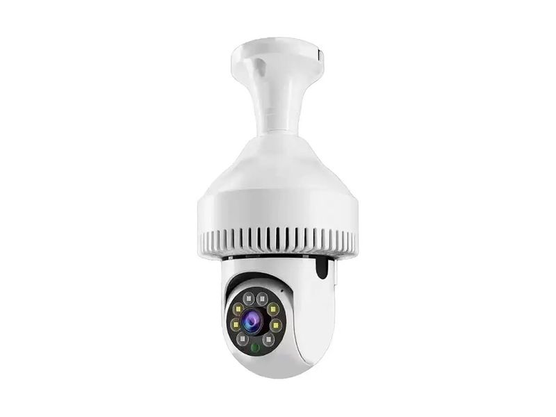 360 Degree Monitoring 1080P E27 Socket Tracking Night Bulb Security