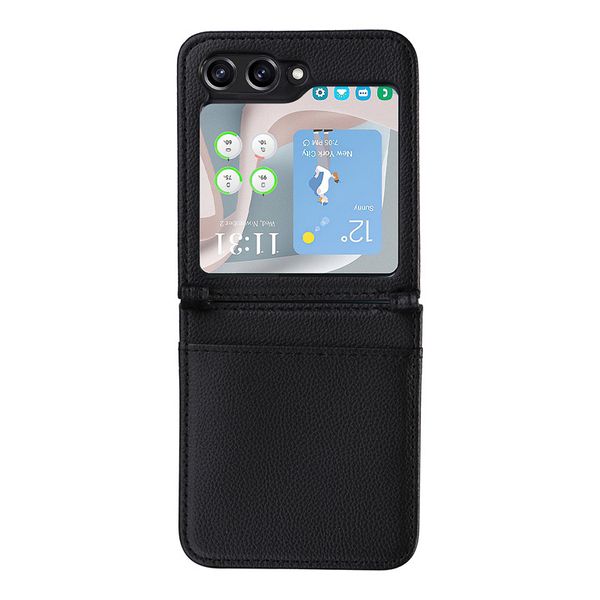 Lychee Patterned Leather Cover Compatible With Samsung Galaxy S21 Plus 5G