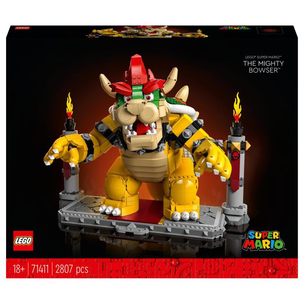 LEGO® Super Mario™ The Mighty Bowser™ 71411 Building Toy Set (2,807 Pieces)