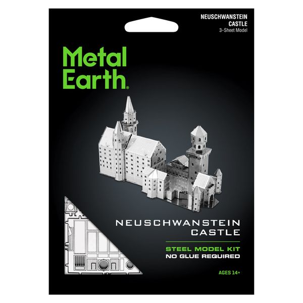 Metal Earth- Neuschwanstein Castle-3 Sheet