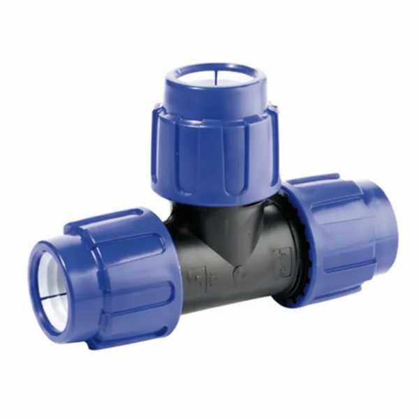 Cepex 40mm Compression Tee Pipe Fitting for Plumbing and Irrigation
