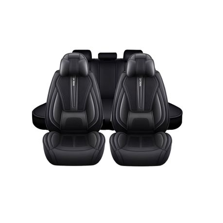 5 Pieces Of Universal Leather Cushion Car Seat Cover with Lumbar Support Shop Today. Get it Tomorrow takealot