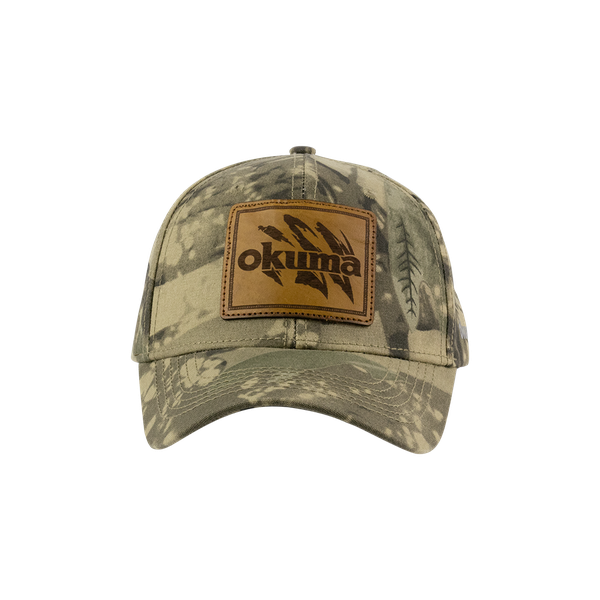 Okuma - Camo Leather Patch Fishing Cap