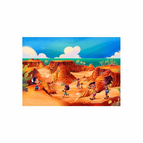 Outdoors Exploring Into The Mountain - A1 Poster