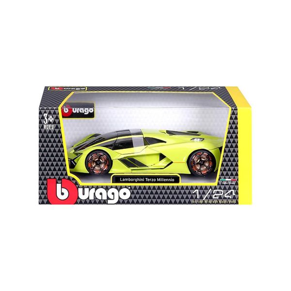 Bburago-1/24 Lamborghini Terzo Millennio Car-Green