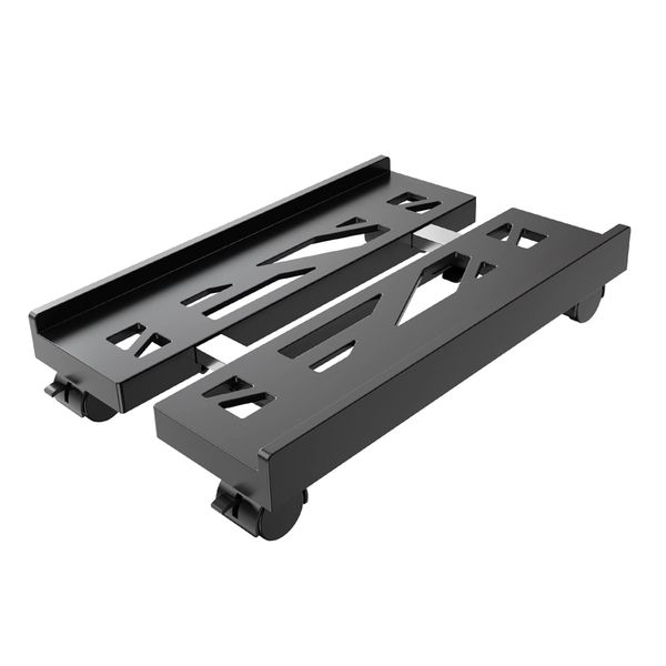 Adjustable Mobile CPU Stand Ventilated Computer Tower Stand PC Tower Stand