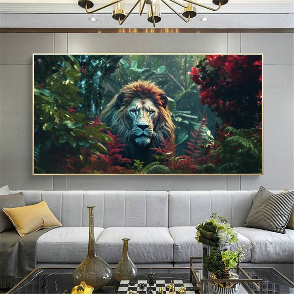 Canvas Wall Decor -Regal Lion - 0441