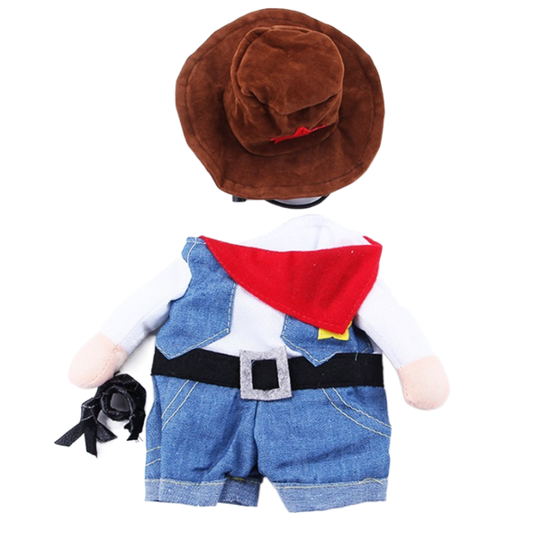 Cat Western Cowboy Costume M Size Pet Outfit