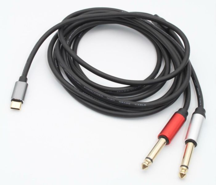 TYPE-C TO TS6.35x2P Cable 1.5M- SD