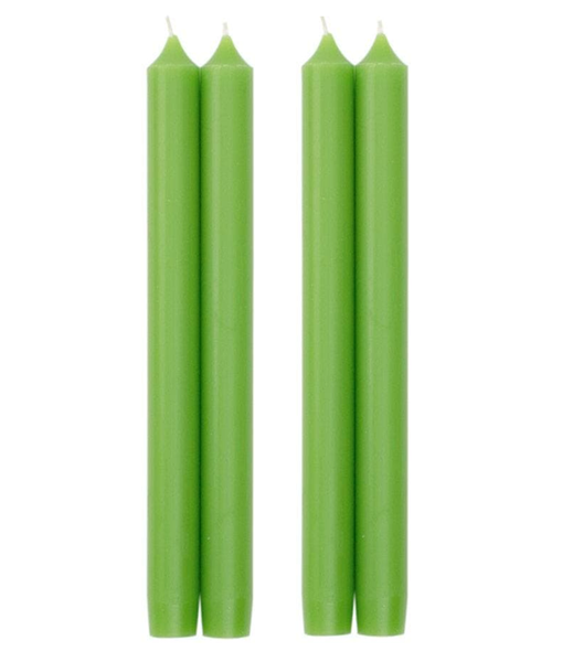 Dinner Candles - Green - 4 Pack