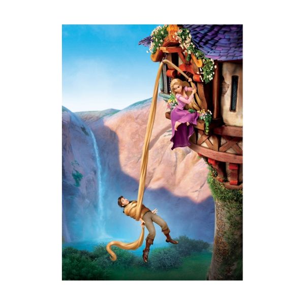 Let down your hair Rapunzel - A1 Poster